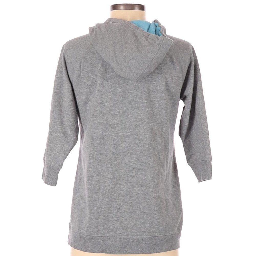 Style & Co Gray Pullover Hoodie Sweatshirt P/S - Picture 3 of 5